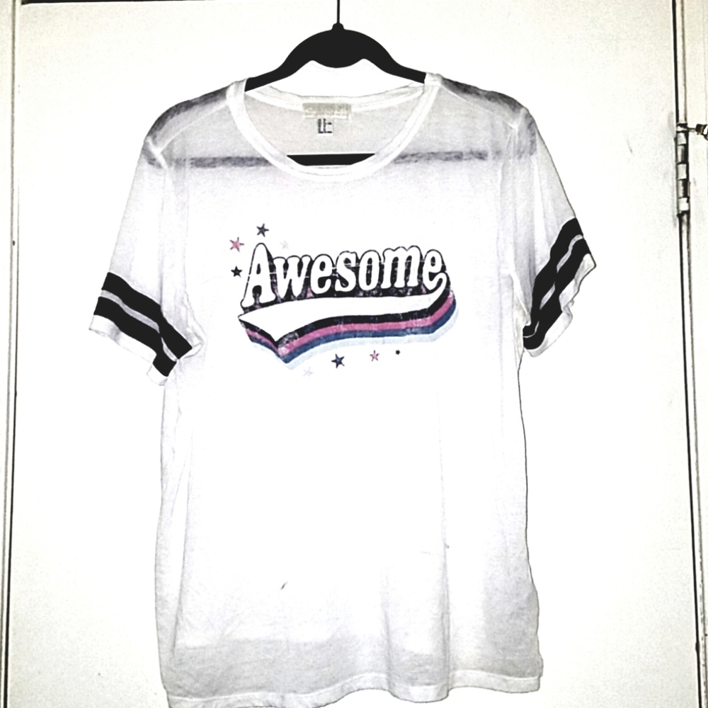 Forever 21 Awesome Slogan Tee